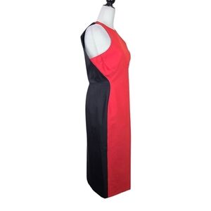 Stella McCartney colorblock sheath  knee length dress